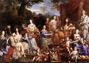 NOCRET, Jean, The Family of Louis XIV a